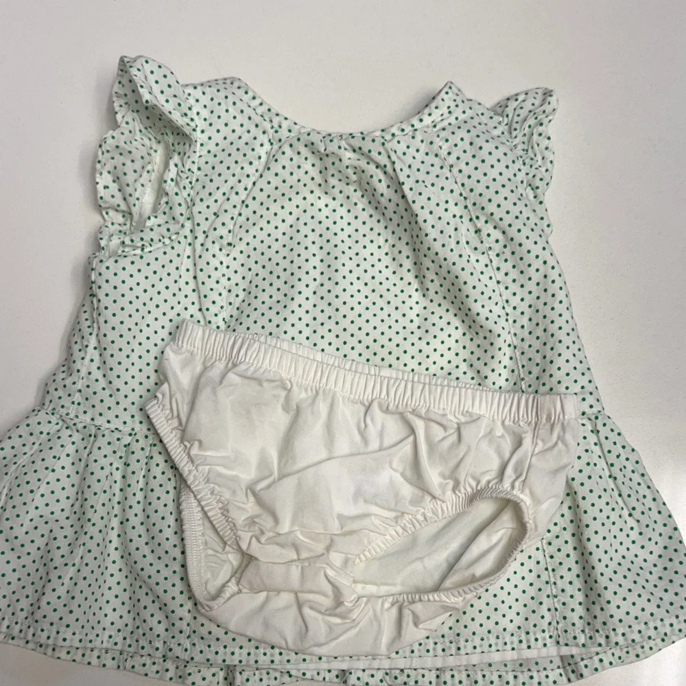 Polka Dot Kids Dress with Bloomers